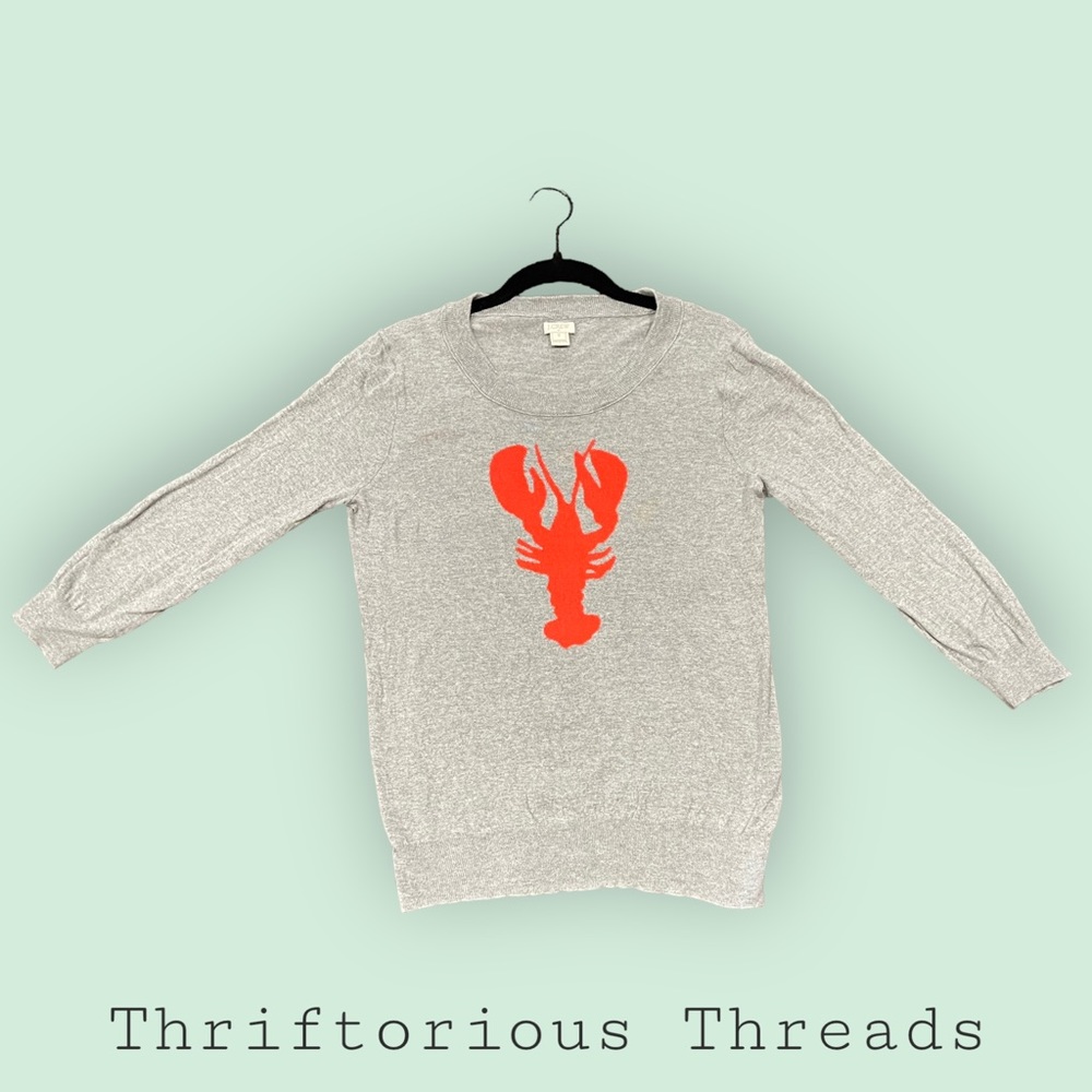 J Crew Lobster Sweater